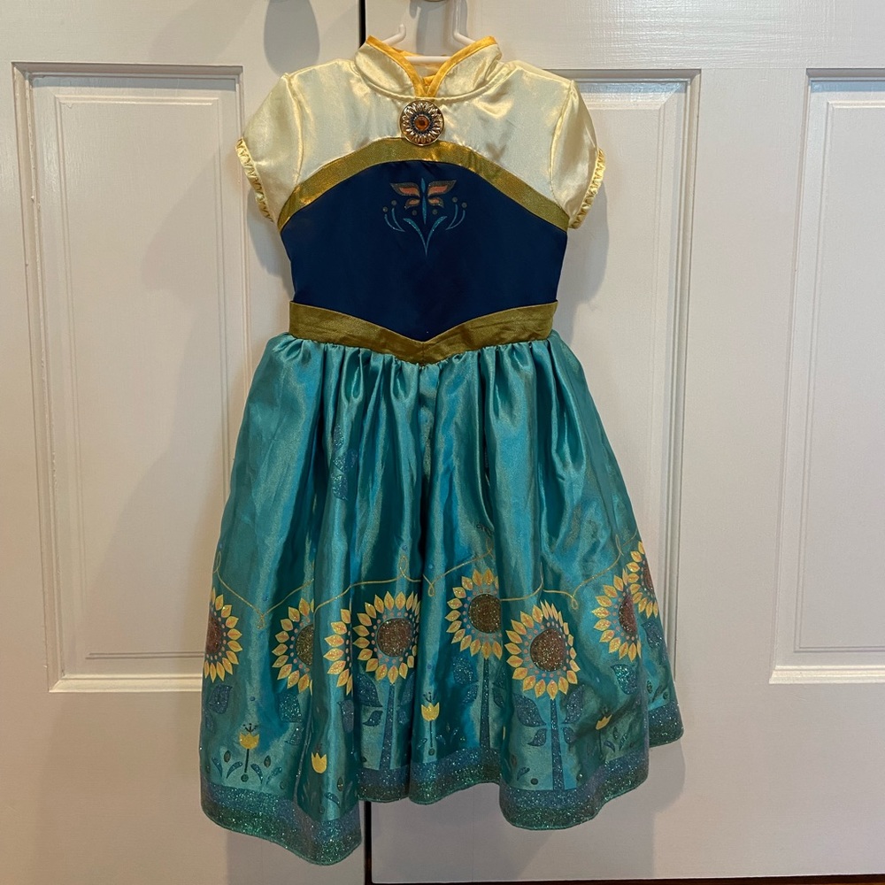 Anna Frozen Fever Disney Store dress - size 3